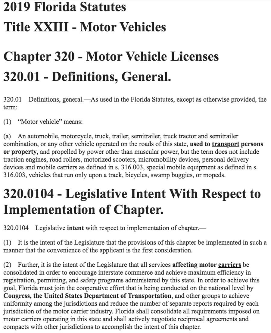 Floridacode Tulis Report